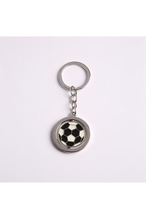 New Life Promosyon Nl Ortası Dönen Futbol Topu Tasarımlı Anahtarlık - Image 1