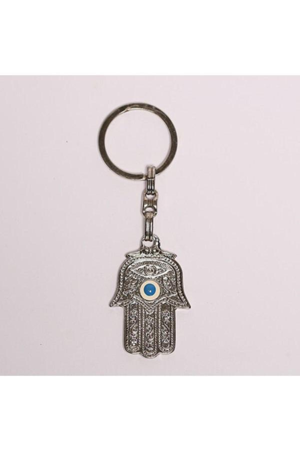 New Life Promosyon Nl Fatmanın Eli Temalı Gümüş Rengi Metal Anahtarlık - Image 1