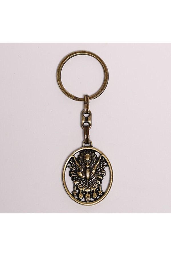 New Life Promosyon Nl Osmanlı Tuğrası Temalı Bronz Anahtarlık - Image 1