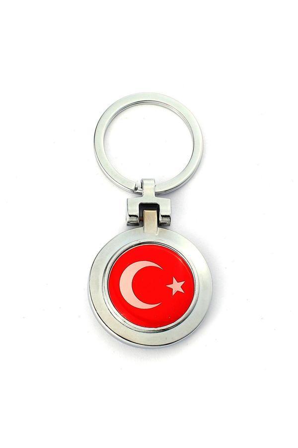 New Life Promosyon Nl Türk Bayrağı Temalı Yada Başka Logo Konulabilir Anahtarlık ''Newlifepromosyon'' Mdl51 - Image 1