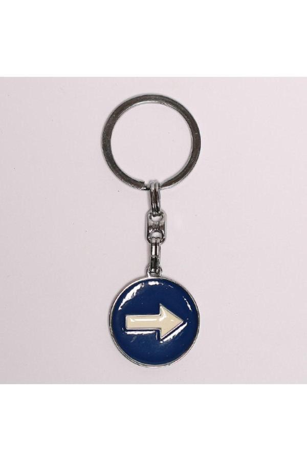 New Life Promosyon Nl Yön Tabelası Temalı Anahtarlık - Image 1