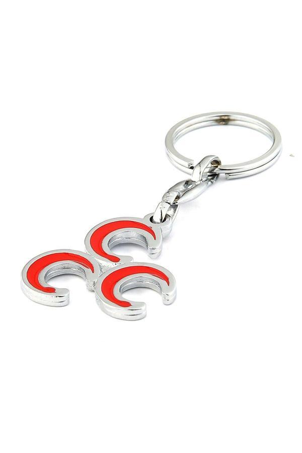 New Life Promosyon Nl Üç Hilal Kırmızı Metal Anahtarlık ''Newlifepromosyon'' Mdl384 - Image 1