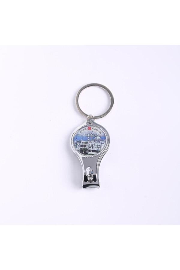 New Life Promosyon Nl Açacaklı Tırnak Makası Anahtarlık- Metal-Krom - Image 1