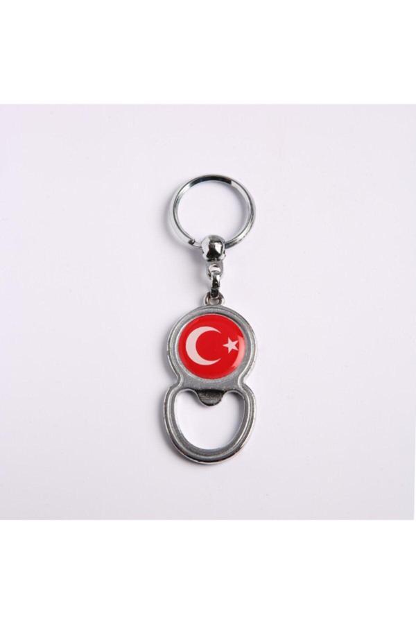 New Life Promosyon Nl Yenihayat Bayrak Temalı Açacaklı Anahtarlık - Image 1