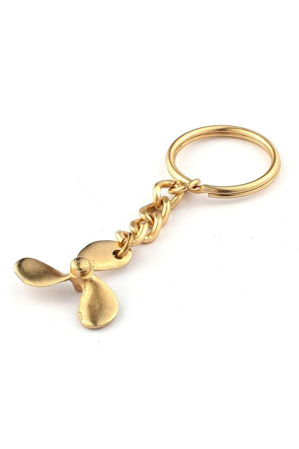 New Life Promosyon Nl Denizci Pervane 3D Anahtarlık Gold ''Newlifepromosyon'' Mdl11 - Image 1