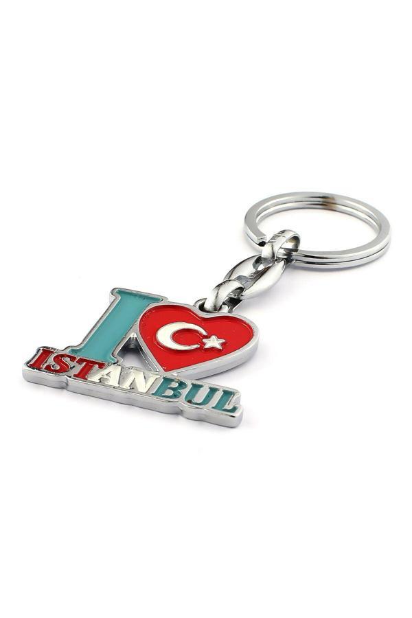 New Life Promosyon Nl L Love You Yazılı Ay Yıldız Temalı Anahtarlık ''Newlifepromosyon'' Mdl144 - Image 1