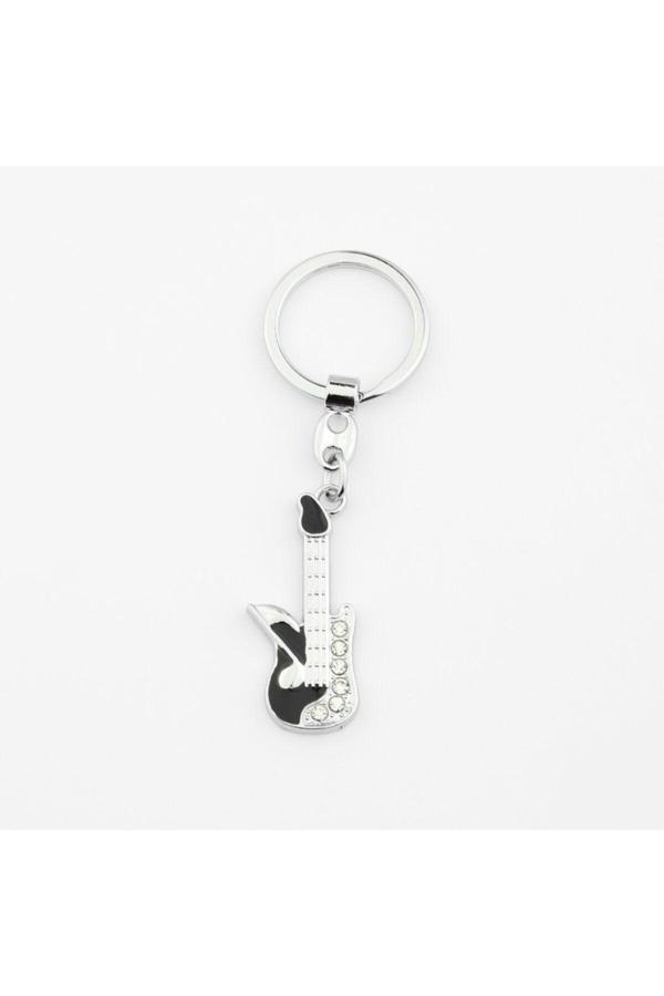 New Life Promosyon Nl Gitar Tasarımlı Taşlı Anahtarlık - Image 1