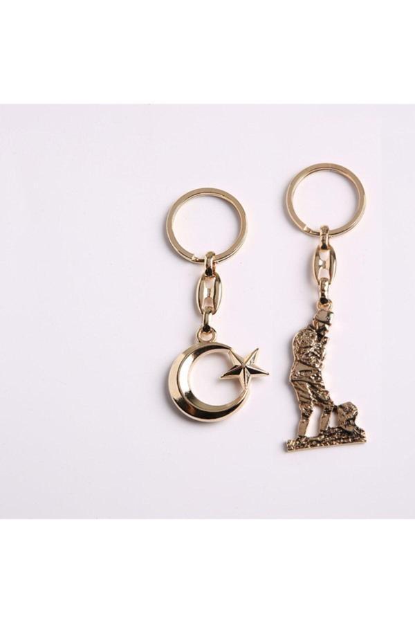 New Life Promosyon Nl Ayyıldız Anahtarlık Ve Atatürk Anahtarlık - Image 1