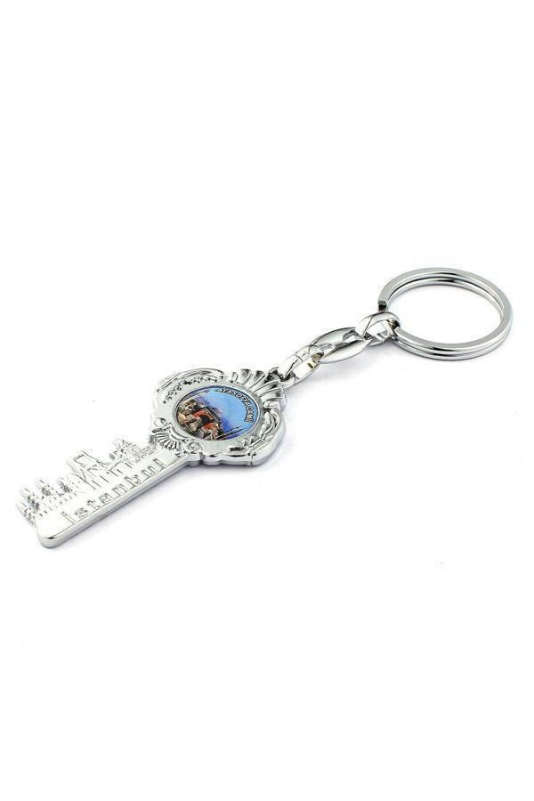 New Life Promosyon Nl İstanbul Silüetli Ayasofya Temalı Ve  Anahtar Tasarımlı Anahtarlık ''Newlifepromosyon'' Mdl93 - Image 1