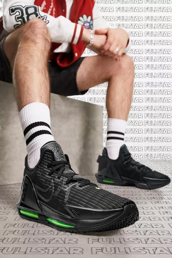 Nike Lebron Witness 6 Air Max Unisex Basketball Shoes Black Basketbol Ayakkabısı Siyah - Image 1