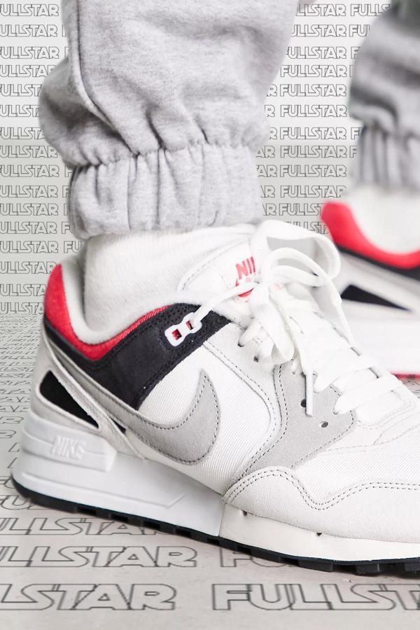 Nike Air Pegasus 89 Unisex Sneaker White Süet Derili Spor Ayakkabı Beyaz Gri - Image 1