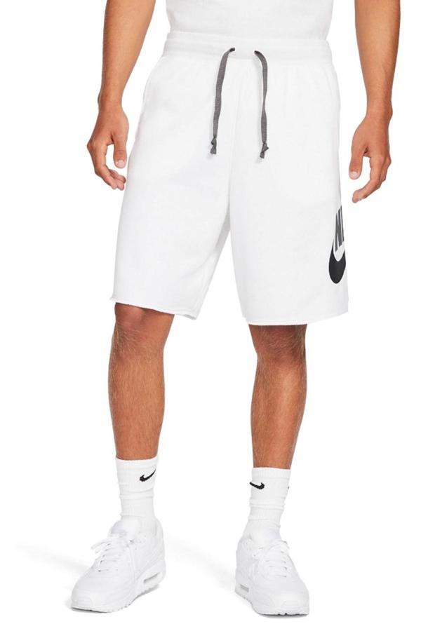 Nike Sportswear Alumni Swoosh Beyaz Erkek Şort - Image 1