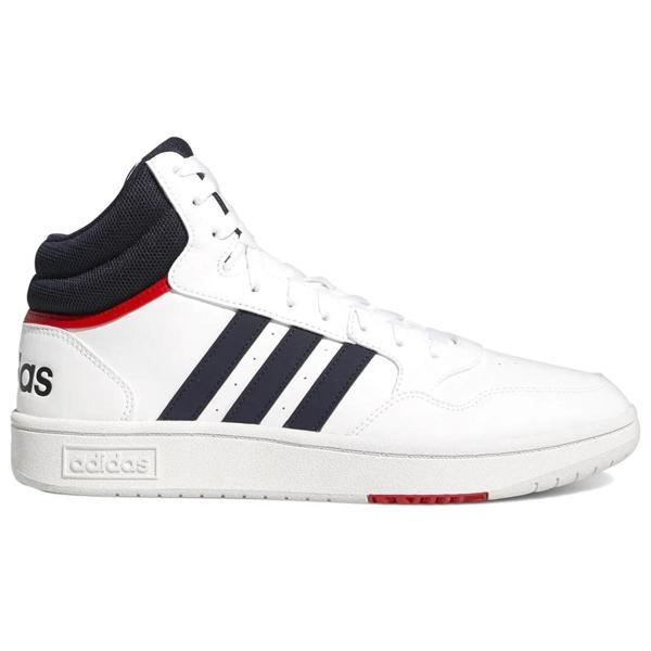 Adidas Hoops 3.0 Mid Mens Sneaker White Erkek Günlük Spor Ayakkabı Beyaz - Image 1