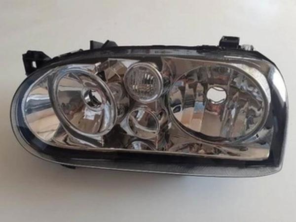 1992-1998 Volkswagen Golf 3 Far Lambası Sol Manuel-Elektrikli-Sissizi-Şeffaf Cam (H1-H1) (Ayfar) (Ad - Image 1