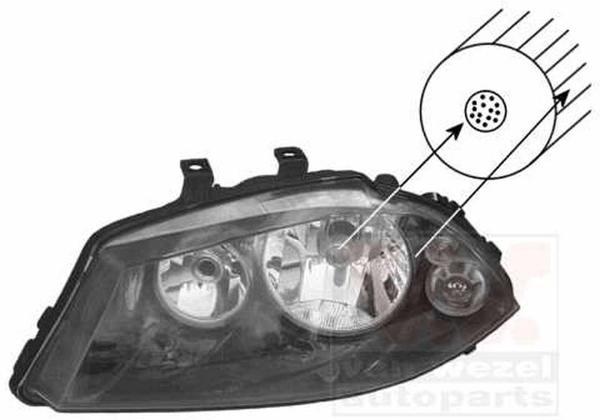 Volkswagen Cordoba İbiza 2002 2010 Far Sağ  (Oem No:6L1941030) - Image 1