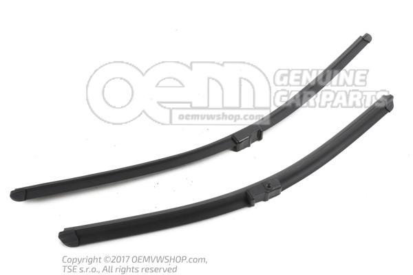 Golf5 Jetta Caddy 2004 2006 Silecek Süpürgesi Ön Takım 3397118936   119355  (600 X 475 Mm) (Muz Tıp) - Image 1