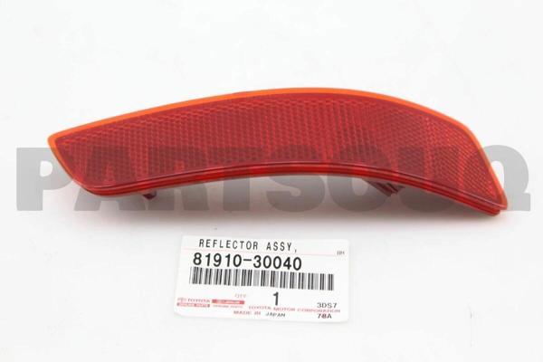 Reflektör Tampon Corolla 13-15 Arka Sağ (Oem No: 81910-30040) - Image 1