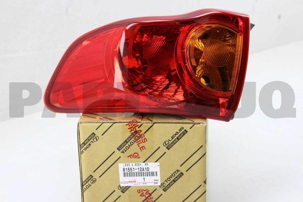 Stop Lambası Corolla 07-09 Dış Sağ (Oem No: 81551-12A10) - Image 1