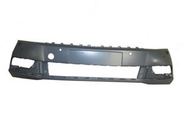 2011-2014 Volkswagen Passat B7 Ön Tampon Siyah (Sis-Panjur-Sensör-Far Yıkama Delikli Tyg) (Adet) (Oe - Image 1