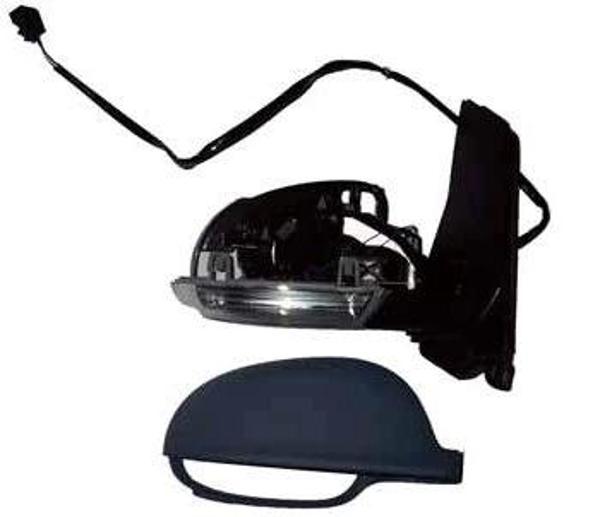 Volkswagen Golf- Plus- 07/08; Kapı Aynası Sağ Elektrikli/Isıtmalı/Sinyalli 6Fişli (Gri Kapaklı) (Oem - Image 1