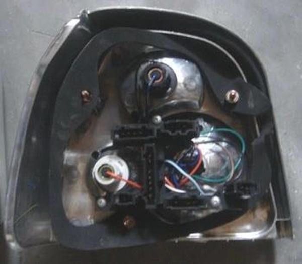 1992-1998 Volkswagen Golf 3 Modifiye Stop Lambası Sağ-Sol Set 2 Parça Nikelajlı Şeffaf Camlı (Tyc) ( - Image 1