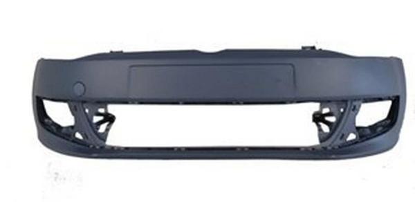 2010-2014 Volkswagen Polo 6 Ön Tampon Siyah (Sis-Panjur Delikli-Far Yıkama Deliksiz Bfn) (Adet) (Oem - Image 1