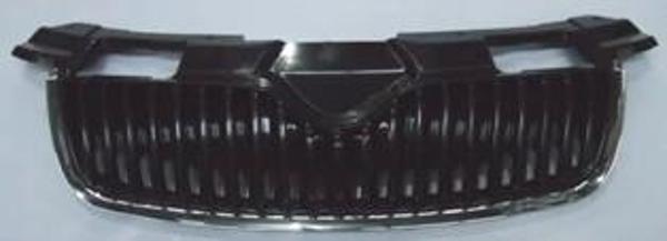 Skoda Roomster- 07/10; Ön Panjur Siyah Nikelaj Çerçeveli (Tw-Y) (Oem No: 5J0853607) - Image 1