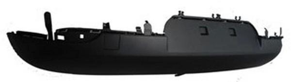 2014-2015 Renault Megane Iıı Hb Karlık (Arka Tampon Altı) Sıyah (Spoıler) (Tw) (Oem No:850B20001R) - Image 1