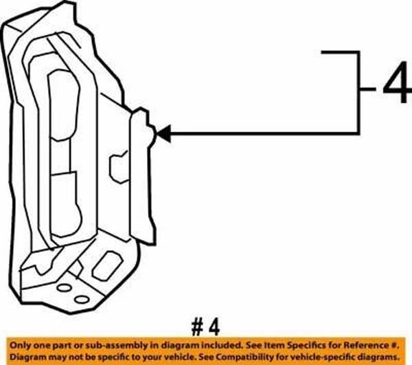 2009-2011 Toyota Yaris Ön Panel Yan Parça Sağ (Far Yuva Sacı) (Oem No:5320252905) - Image 1
