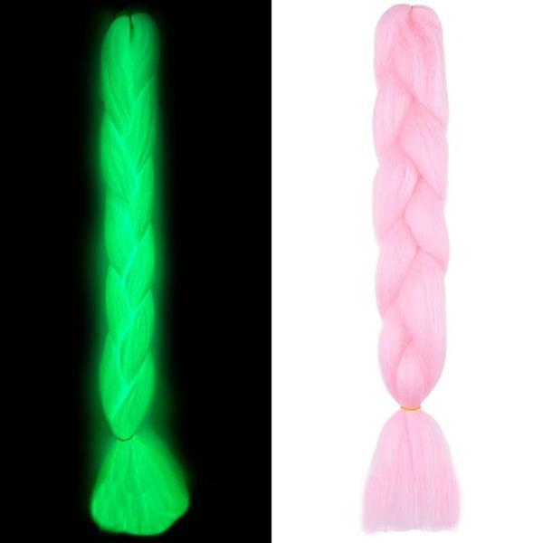 Fosforlu Neon Örgülük Saç Esperer 100 Gr. - Şeker Pembesi - Image 1