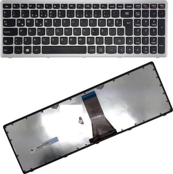 İnfostar Lenovo Ideapad Z510, Z510a Notebook Klavye Tuş Takımı-Silver - Image 1