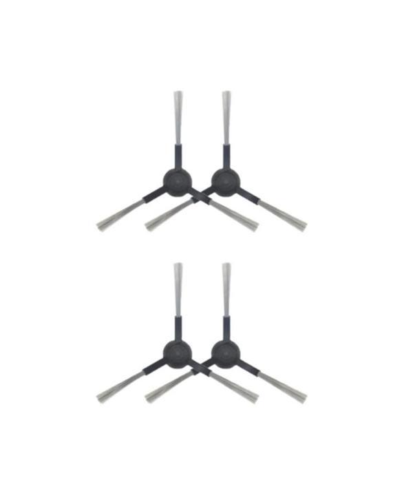 Xiaomi Mop Pro (STYTJ02YM) Uyumlu 4 ADET SİYAH YAN FIRÇA - Image 1