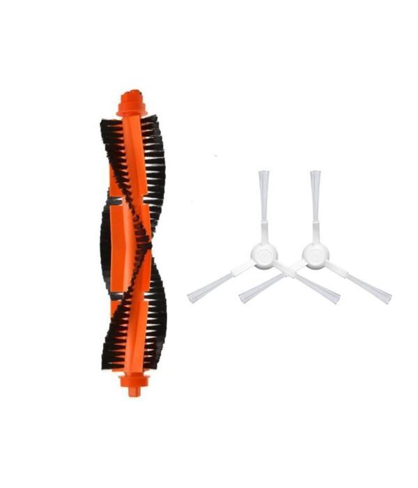 Xiaomi Mop Pro (STYTJ02YM) Uyumlu 1 ADET ANA FIRÇA 2 ADET BEYAZ YAN FIRÇA - Image 1