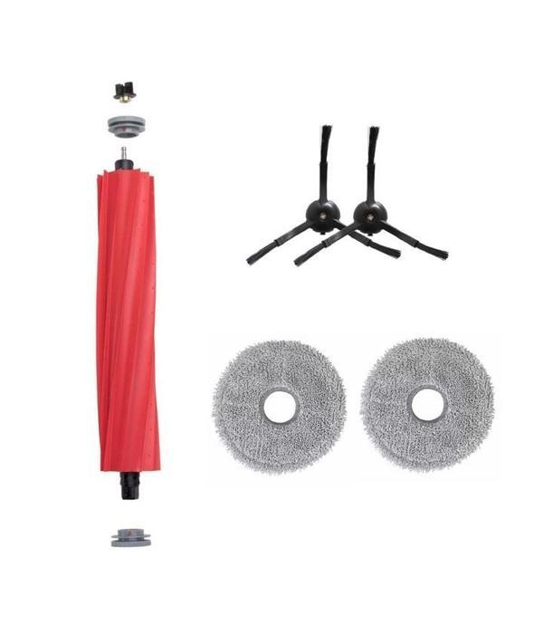 Roborock Qrevo S - Pro - Maxv Uyumlu 1 ADET ANA FIRÇA 2 ADET SİYAH YAN FIRÇA 2 ADET MOP - Image 1