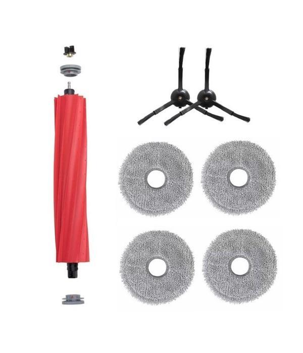 Roborock Qrevo S - Pro - Maxv Uyumlu 1 ADET ANA FIRÇA 4 ADET MOP 2 ADET SİYAH YAN FIRÇA - Image 1