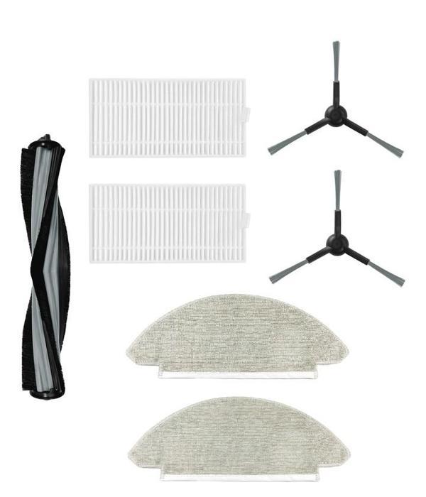 Viomi Alpha 2 Pro Uyumlu 1 ADET ANA FIRÇA 2 ADET FİLTRE 2 ADET YAN FIRÇA 2 ADET MOP - Image 1