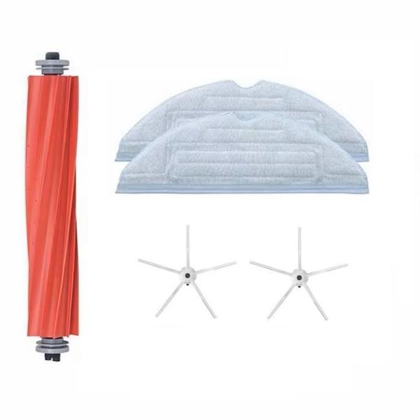 Roborock S7 Max Ultra Uyumlu 1 ADET ANA FIRÇA 2 ADET BEYAZ YAN FIRÇA 2 ADET MOP - Image 1