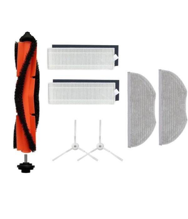 Xiaomi Mop Essential (MJSTG1) Uyumlu 1 ADET ANA FIRÇA 2 ADET FİLTRE 2 ADET YAN FIRÇA 2 ADET MOP PASPAS - Image 1