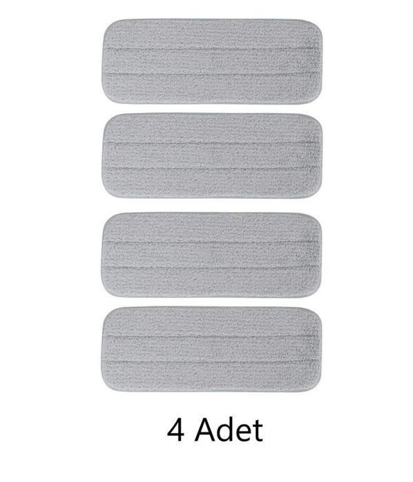 Xiaomi Deerma UYUMLU 360 Derece Dönen Su Püskürtmeli Sprey Mop Paspas Bezi 4 Adet - Image 1