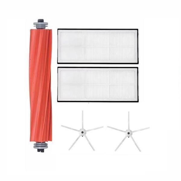 Roborock S7 Uyumlu 1 ADET ANA FIRÇA 2 ADET FİLTRE 2 ADET BEYAZ YAN FIRÇA - Image 1