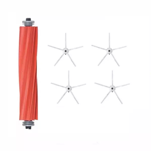 Roborock S7 Uyumlu 1 ADET ANA FIRÇA 4 ADET BEYAZ YAN FIRÇA - Image 1