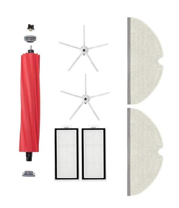 Roborock Q7 Uyumlu 1 ADET ANA FIRÇA 2 ADET BEYAZ YAN FIRÇA 2 ADET FİLTRE 2 ADET MOP - Image 1