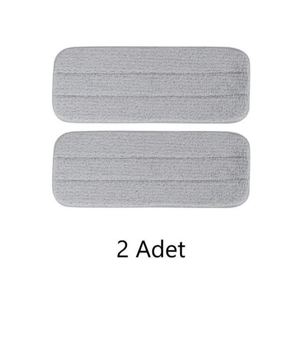Xiaomi Deerma UYUMLU 360 Derece Dönen Su Püskürtmeli Sprey Mop Paspas Bezi 2 Adet - Image 1