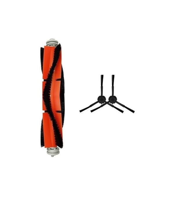 Xiaomi Mop 2 (STYTJ03ZHM) Uyumlu 1 ADET ANA FIRÇA 2 ADET SİYAH YAN FIRÇA - Image 1