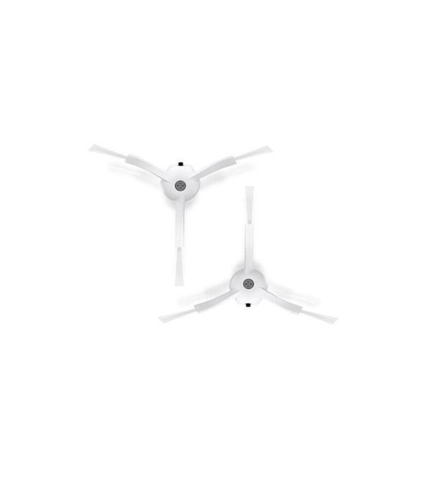 Roborock S7+ Uyumlu 2 ADET BEYAZ YAN FIRÇA 3 KOLLU - Image 1