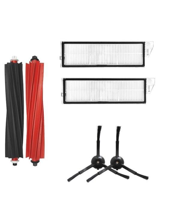 Roborock S8 Maxv Ultra Uyumlu 1 ADET ANA FIRÇA 2 ADET FİLTRE 2 ADET SİYAH YAN FIRÇA - Image 1