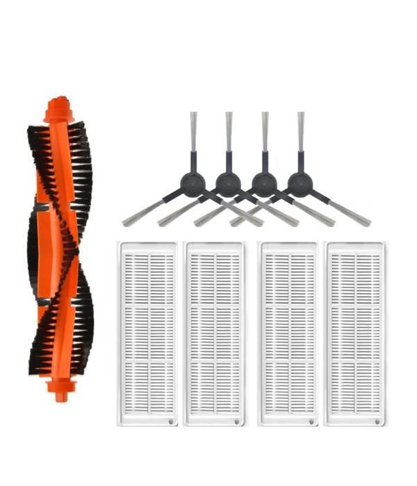 Xiaomi Mop 3C Uyumlu 1 ADET ANA FIRÇA 4 ADET FİLTRE 4 ADET SİYAH YAN FIRÇA - Image 1