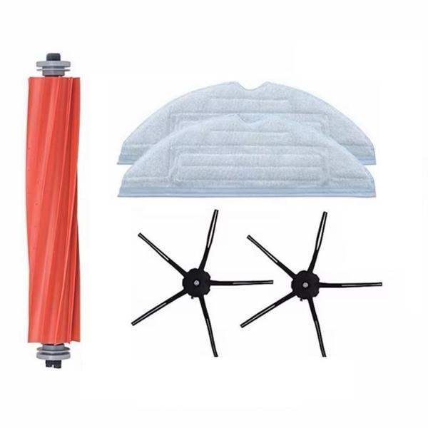 Roborock G10 Uyumlu 1 ADET ANA FIRÇA 2 ADET SİYAH YAN FIRÇA 2 ADET MOP - Image 1