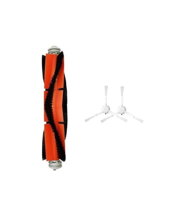 Xiaomi Mop 2 Pro+ (STYTJ02ZHM) Uyumlu 1 ADET ANA FIRÇA 2 ADET BEYAZ YAN FIRÇA - Image 1