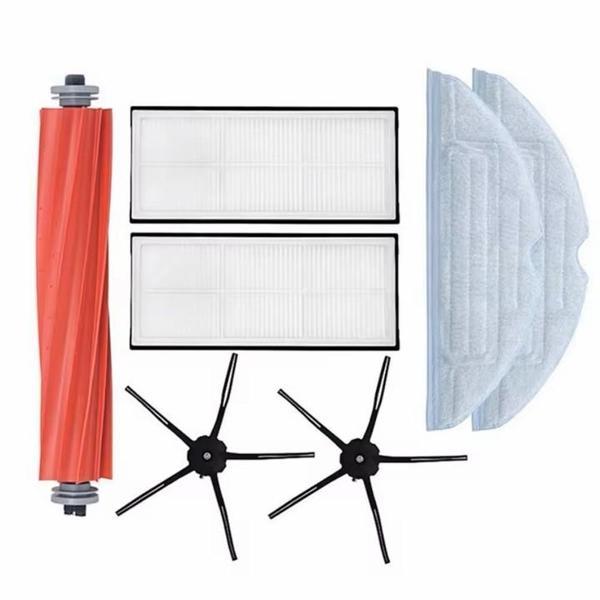 Roborock S7 Uyumlu 1 ADET ANA FIRÇA 2 ADET FİLTRE 2 ADET SİYAH YAN FIRÇA 2 ADET MOP - Image 1